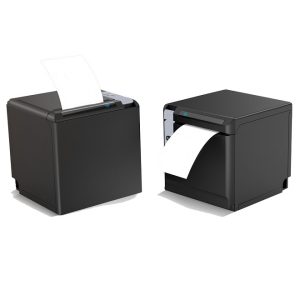 Element RW60+ Ultra Compact Thermal Receipt Printer, Bluetooth/Ethernet/Serial/USB/Wi-Fi interfaces, Black (Power Supply and cables included)