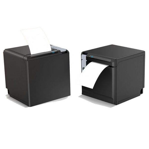 Element RW60+ Ultra Compact Thermal Receipt Printer, Bluetooth/Ethernet/Serial/USB/Wi-Fi interfaces, Black (Power Supply and cables included)