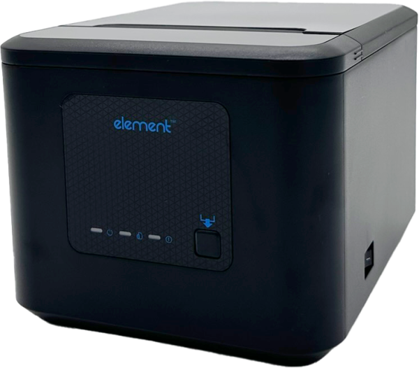 Element RW80L MKII Thermal Receipt Printer, Ethernet/Serial/USB Interfaces, Black